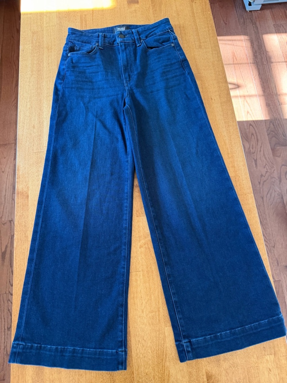 Paige Anessa Wide Leg Jeans - Picture 3 of 7